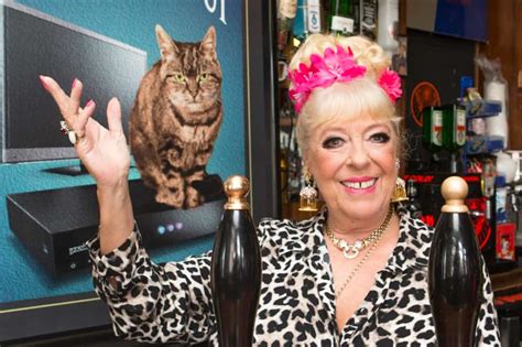 Former Coronation Street star Julie Goodyear .